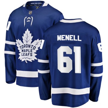 Breakaway Fanatics Branded Men's Brennan Menell Toronto Maple Leafs Home Jersey - Blue