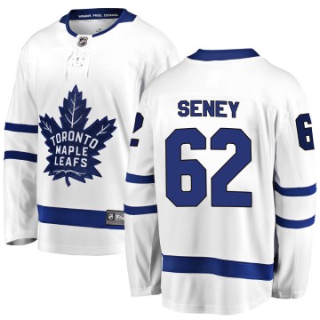 Breakaway Fanatics Branded Men's Brett Seney Toronto Maple Leafs Away Jersey - White