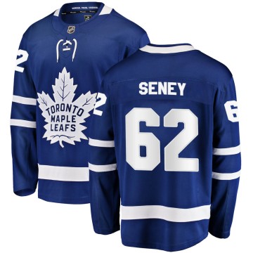 Breakaway Fanatics Branded Men's Brett Seney Toronto Maple Leafs Home Jersey - Blue