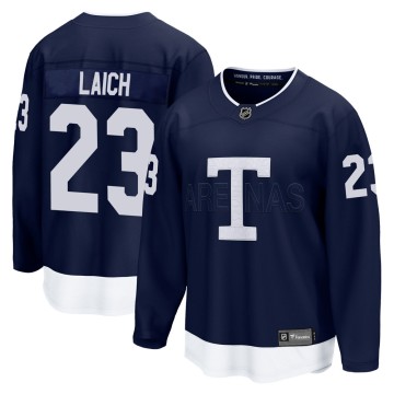 Breakaway Fanatics Branded Men's Brooks Laich Toronto Maple Leafs 2022 Heritage Classic Jersey - Navy