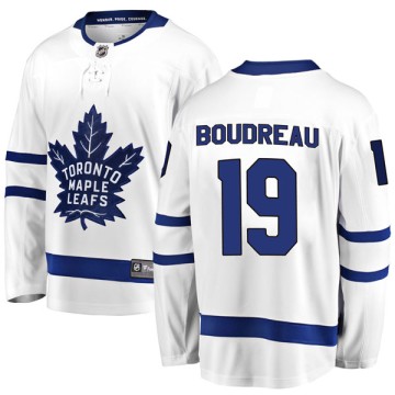 Breakaway Fanatics Branded Men's Bruce Boudreau Toronto Maple Leafs Away Jersey - White