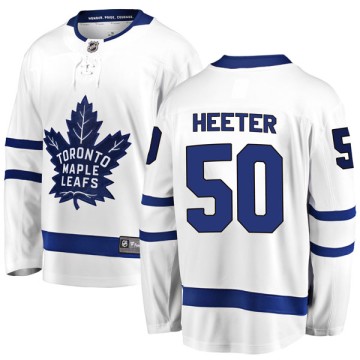 Breakaway Fanatics Branded Men's Cal Heeter Toronto Maple Leafs Away Jersey - White