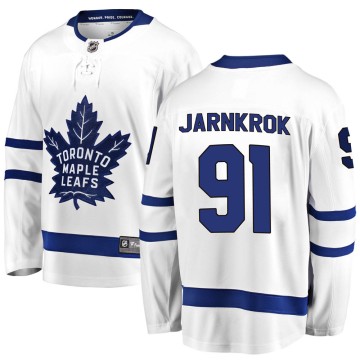 Breakaway Fanatics Branded Men's Calle Jarnkrok Toronto Maple Leafs Away Jersey - White