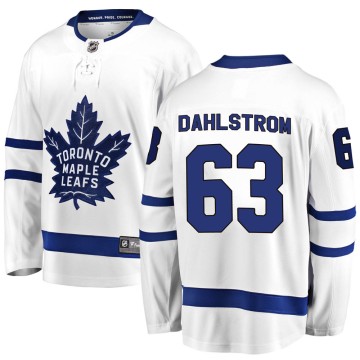 Breakaway Fanatics Branded Men's Carl Dahlstrom Toronto Maple Leafs Away Jersey - White