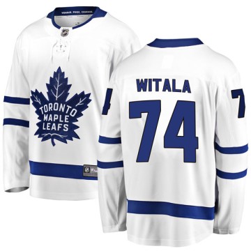 Breakaway Fanatics Branded Men's Chase Witala Toronto Maple Leafs Away Jersey - White