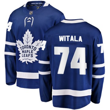 Breakaway Fanatics Branded Men's Chase Witala Toronto Maple Leafs Home Jersey - Blue
