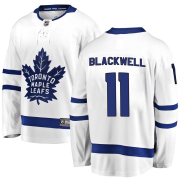 Breakaway Fanatics Branded Men's Colin Blackwell Toronto Maple Leafs Away Jersey - White