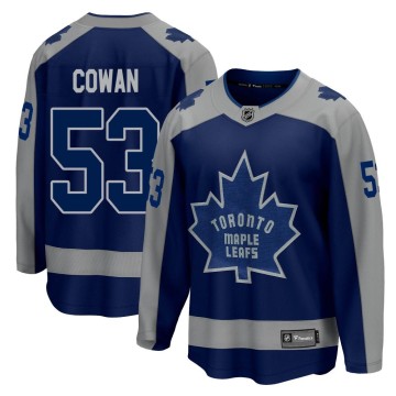 Breakaway Fanatics Branded Men's Easton Cowan Toronto Maple Leafs 2020/21 Special Edition Jersey - Royal