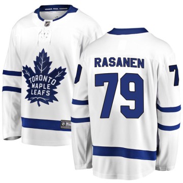 Breakaway Fanatics Branded Men's Eemeli Rasanen Toronto Maple Leafs Away Jersey - White