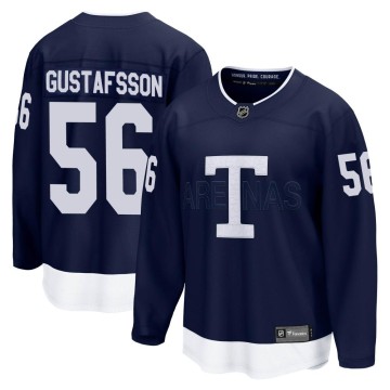 Breakaway Fanatics Branded Men's Erik Gustafsson Toronto Maple Leafs 2022 Heritage Classic Jersey - Navy