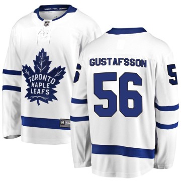 Breakaway Fanatics Branded Men's Erik Gustafsson Toronto Maple Leafs Away Jersey - White