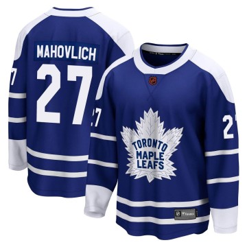 Breakaway Fanatics Branded Men's Frank Mahovlich Toronto Maple Leafs Special Edition 2.0 Jersey - Royal