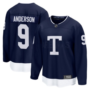 Breakaway Fanatics Branded Men's Glenn Anderson Toronto Maple Leafs 2022 Heritage Classic Jersey - Navy