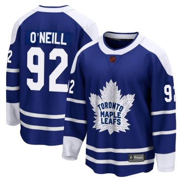 Breakaway Fanatics Branded Men's Jeff O'neill Toronto Maple Leafs Special Edition 2.0 Jersey - Royal