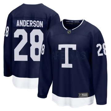 Breakaway Fanatics Branded Men's Joey Anderson Toronto Maple Leafs 2022 Heritage Classic Jersey - Navy