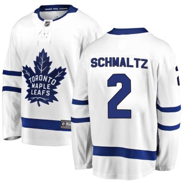 Breakaway Fanatics Branded Men's Jordan Schmaltz Toronto Maple Leafs Away Jersey - White