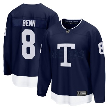 Breakaway Fanatics Branded Men's Jordie Benn Toronto Maple Leafs 2022 Heritage Classic Jersey - Navy