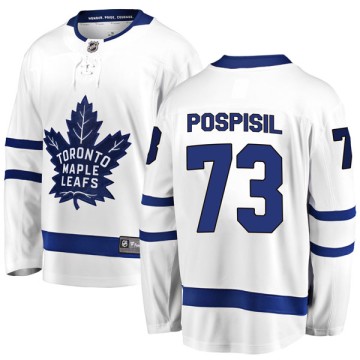 Breakaway Fanatics Branded Men's Kristian Pospisil Toronto Maple Leafs Away Jersey - White