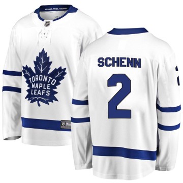 Breakaway Fanatics Branded Men's Luke Schenn Toronto Maple Leafs Away Jersey - White