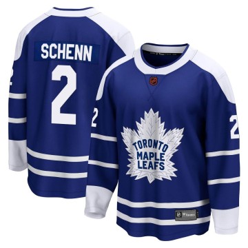 Breakaway Fanatics Branded Men's Luke Schenn Toronto Maple Leafs Special Edition 2.0 Jersey - Royal