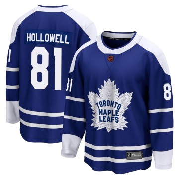 Breakaway Fanatics Branded Men's Mac Hollowell Toronto Maple Leafs Special Edition 2.0 Jersey - Royal