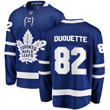 Breakaway Fanatics Branded Men's Marc-Olivier Duquette Toronto Maple Leafs Home Jersey - Blue