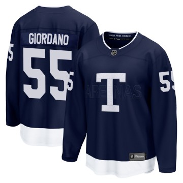 Breakaway Fanatics Branded Men's Mark Giordano Toronto Maple Leafs 2022 Heritage Classic Jersey - Navy