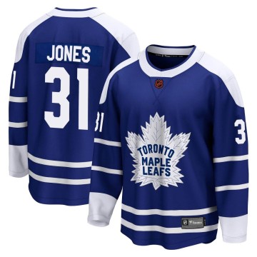 Breakaway Fanatics Branded Men's Martin Jones Toronto Maple Leafs Special Edition 2.0 Jersey - Royal