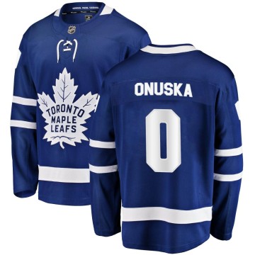 Breakaway Fanatics Branded Men's Matt Onuska Toronto Maple Leafs Home Jersey - Blue