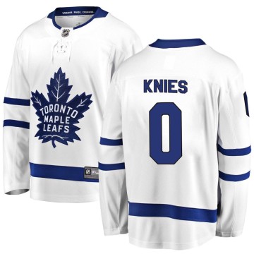 Breakaway Fanatics Branded Men's Matthew Knies Toronto Maple Leafs Away Jersey - White