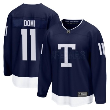 Breakaway Fanatics Branded Men's Max Domi Toronto Maple Leafs 2022 Heritage Classic Jersey - Navy