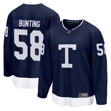 Breakaway Fanatics Branded Men's Michael Bunting Toronto Maple Leafs 2022 Heritage Classic Jersey - Navy