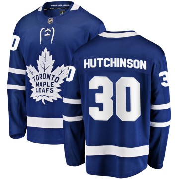 Breakaway Fanatics Branded Men's Michael Hutchinson Toronto Maple Leafs Home Jersey - Blue