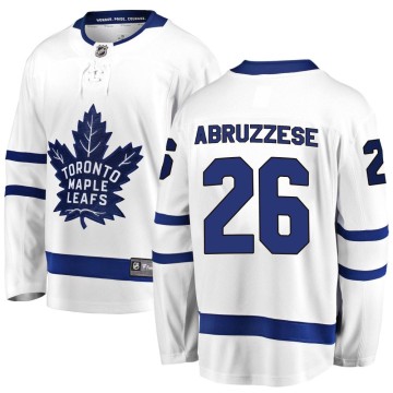 Breakaway Fanatics Branded Men's Nicholas Abruzzese Toronto Maple Leafs Away Jersey - White