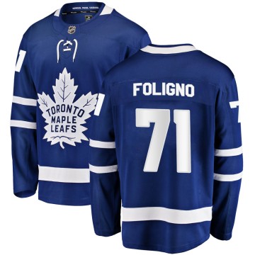 Breakaway Fanatics Branded Men's Nick Foligno Toronto Maple Leafs Home Jersey - Blue