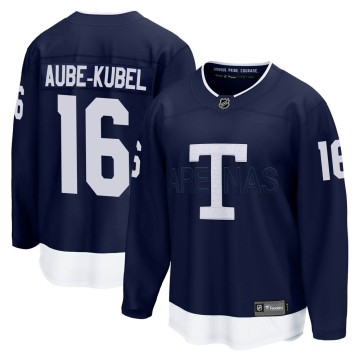 Breakaway Fanatics Branded Men's Nicolas Aube-Kubel Toronto Maple Leafs 2022 Heritage Classic Jersey - Navy