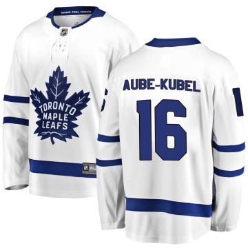 Breakaway Fanatics Branded Men's Nicolas Aube-Kubel Toronto Maple Leafs Away Jersey - White