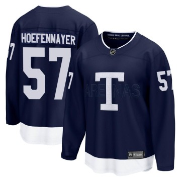 Breakaway Fanatics Branded Men's Noel Hoefenmayer Toronto Maple Leafs 2022 Heritage Classic Jersey - Navy