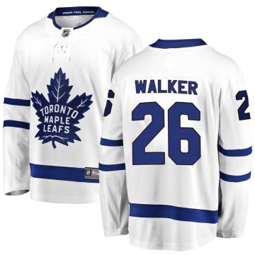 Breakaway Fanatics Branded Men's Nolan Walker Toronto Maple Leafs Away Jersey - White