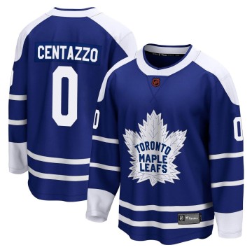 Breakaway Fanatics Branded Men's Orrin Centazzo Toronto Maple Leafs Special Edition 2.0 Jersey - Royal