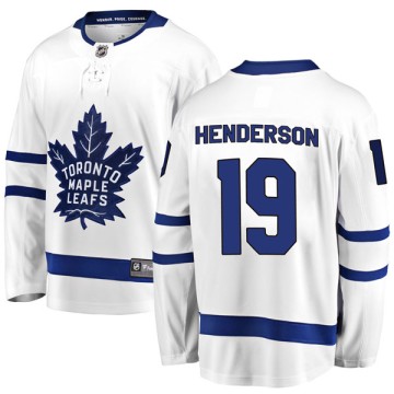 Breakaway Fanatics Branded Men's Paul Henderson Toronto Maple Leafs Away Jersey - White