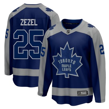 Breakaway Fanatics Branded Men's Peter Zezel Toronto Maple Leafs 2020/21 Special Edition Jersey - Royal