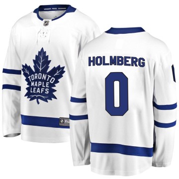 Breakaway Fanatics Branded Men's Pontus Holmberg Toronto Maple Leafs Away Jersey - White