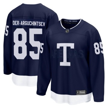 Breakaway Fanatics Branded Men's Semyon Der-Arguchintsev Toronto Maple Leafs 2022 Heritage Classic Jersey - Navy