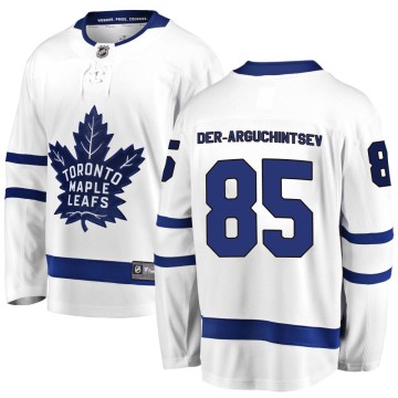 Breakaway Fanatics Branded Men's Semyon Der-Arguchintsev Toronto Maple Leafs Away Jersey - White
