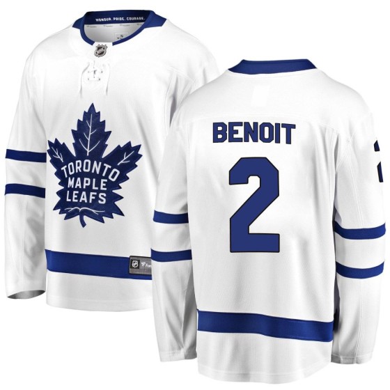 Breakaway Fanatics Branded Men's Simon Benoit Toronto Maple Leafs Away Jersey - White
