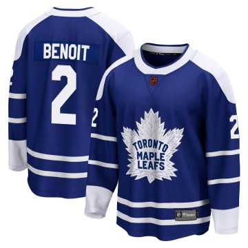 Breakaway Fanatics Branded Men's Simon Benoit Toronto Maple Leafs Special Edition 2.0 Jersey - Royal