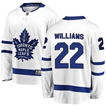 Breakaway Fanatics Branded Men's Tiger Williams Toronto Maple Leafs Away Jersey - White