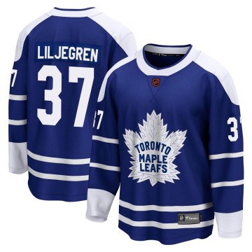 Breakaway Fanatics Branded Men's Timothy Liljegren Toronto Maple Leafs Special Edition 2.0 Jersey - Royal