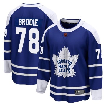 Breakaway Fanatics Branded Men's TJ Brodie Toronto Maple Leafs Special Edition 2.0 Jersey - Royal